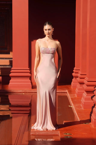 Panraya Maxi Dress Blush