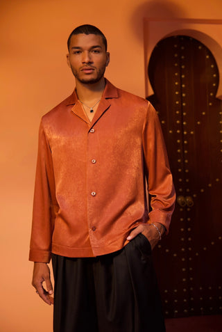 Varit Long Sleeve Shirt Terracotta
