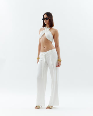 X Bandana Top - White