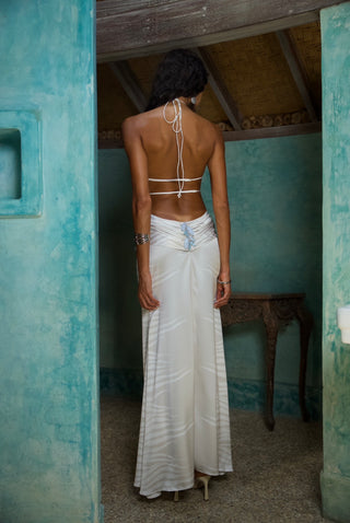 Amintra Maxi Dress Silver