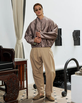 Jao Silk Jacket Brown