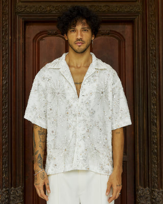 Anurak Embellished Shirt White