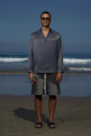 Marut Pleated Shorts Khaki