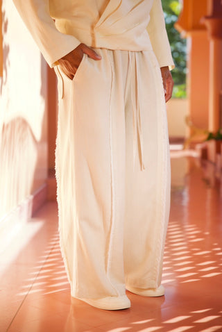 Sanya Linen Trousers Pearl