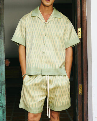 Manao Silk Shorts Lime