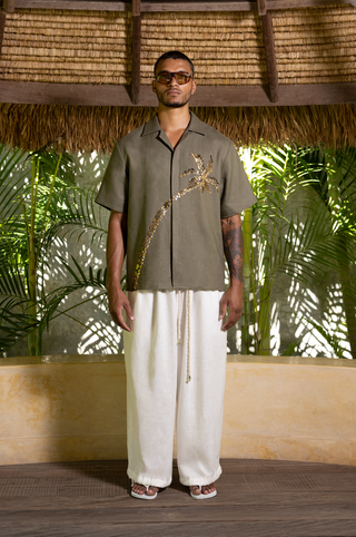 Narai Linen Trousers White
