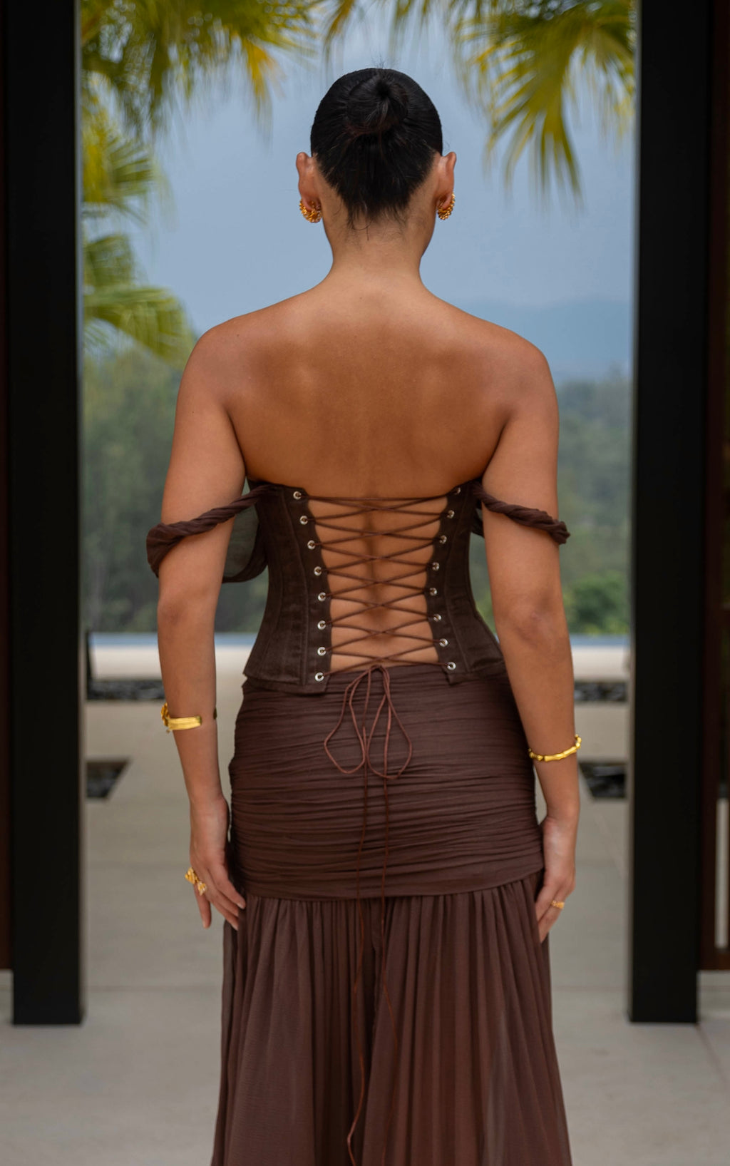 Saneha Corset Brown