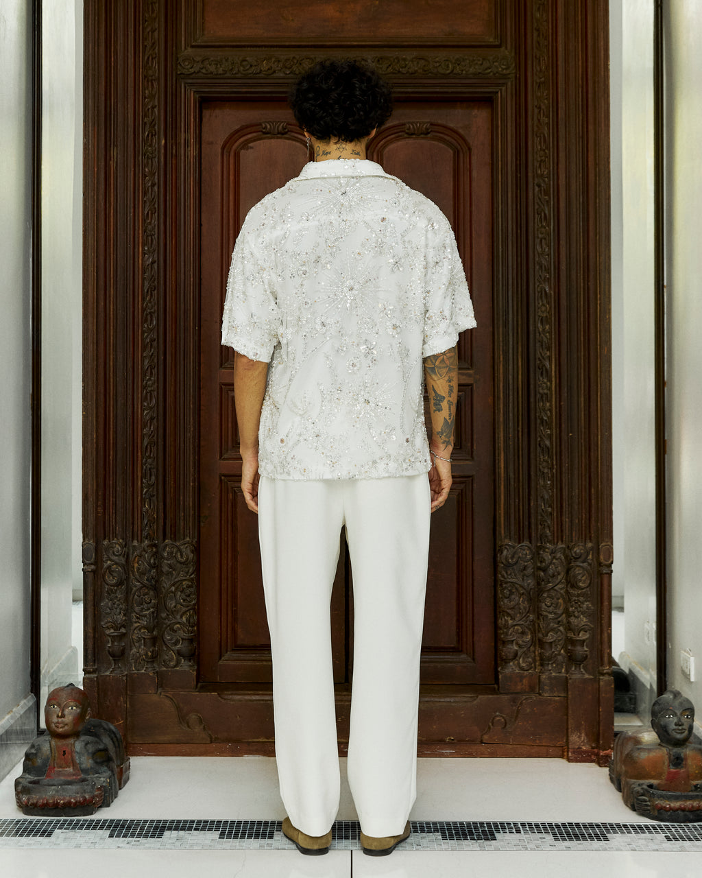 Chawi Tailored Trouser Ivory