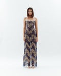 Laced Ballerina Maxi Dress - Navy (Pre-order)