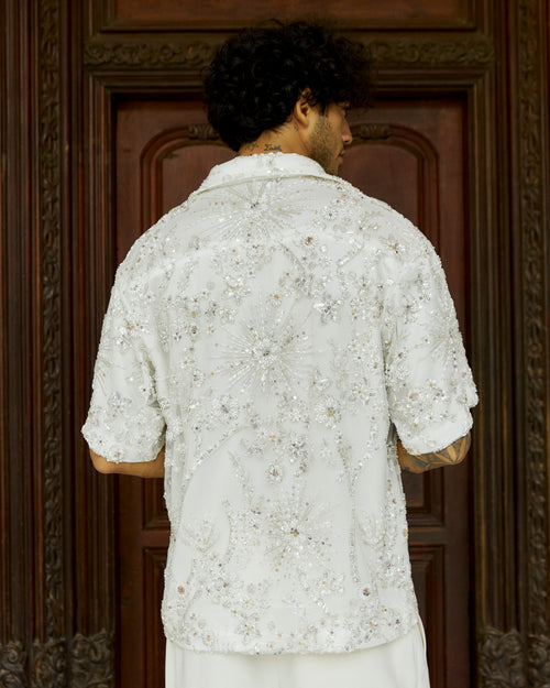 Anurak Embellished Shirt White