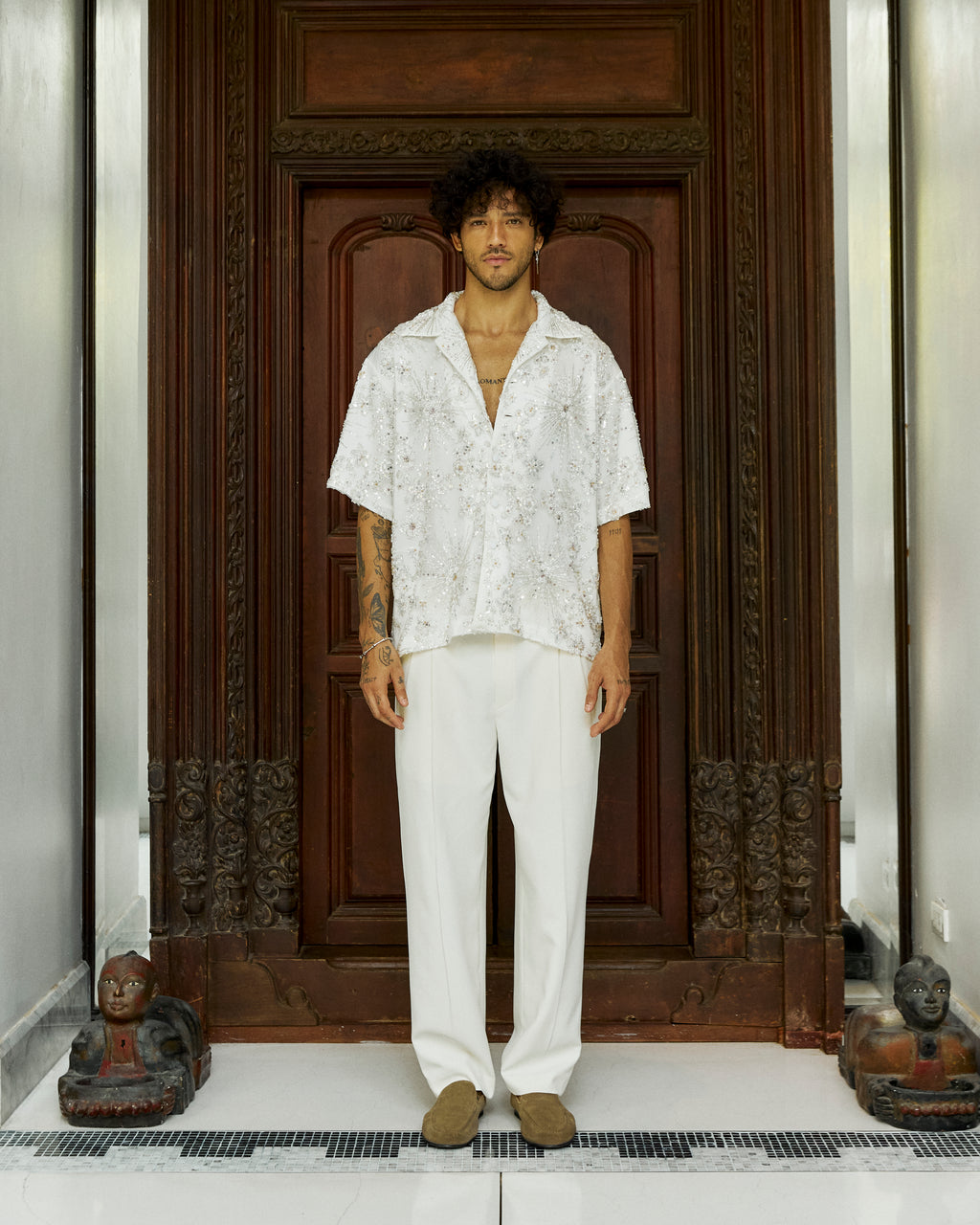 Chawi Tailored Trouser Ivory