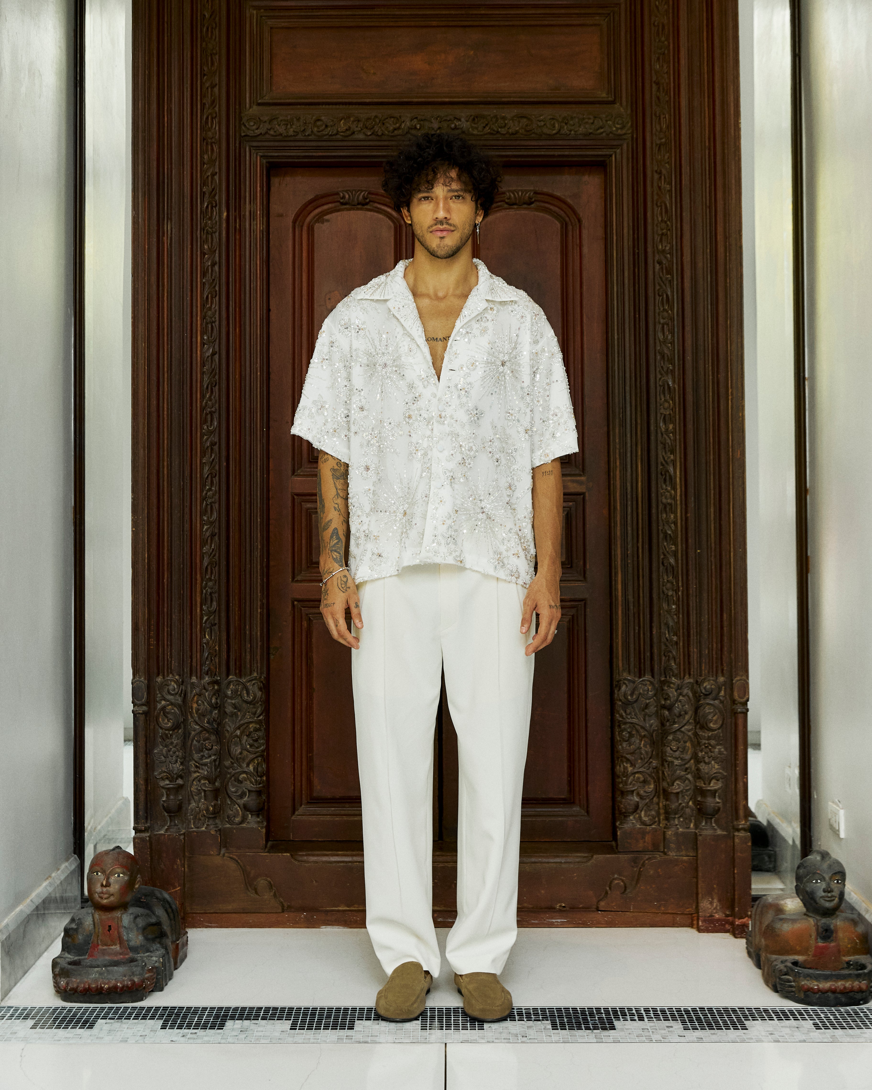 Chawi Tailored Trouser Ivory