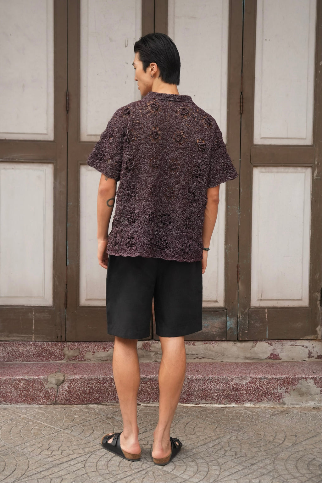Surin Linen Shorts Black