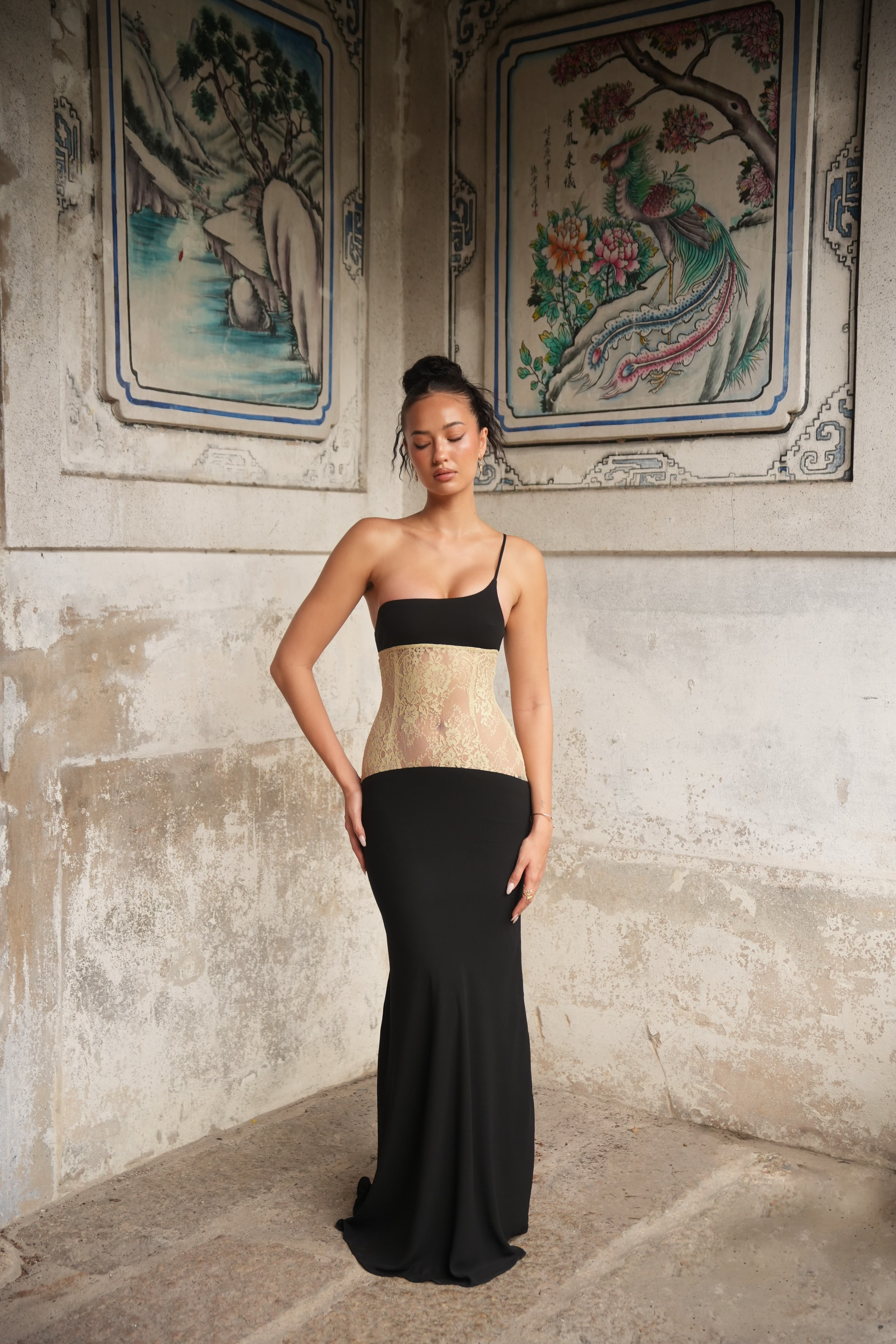 Anya Maxi Dress Black