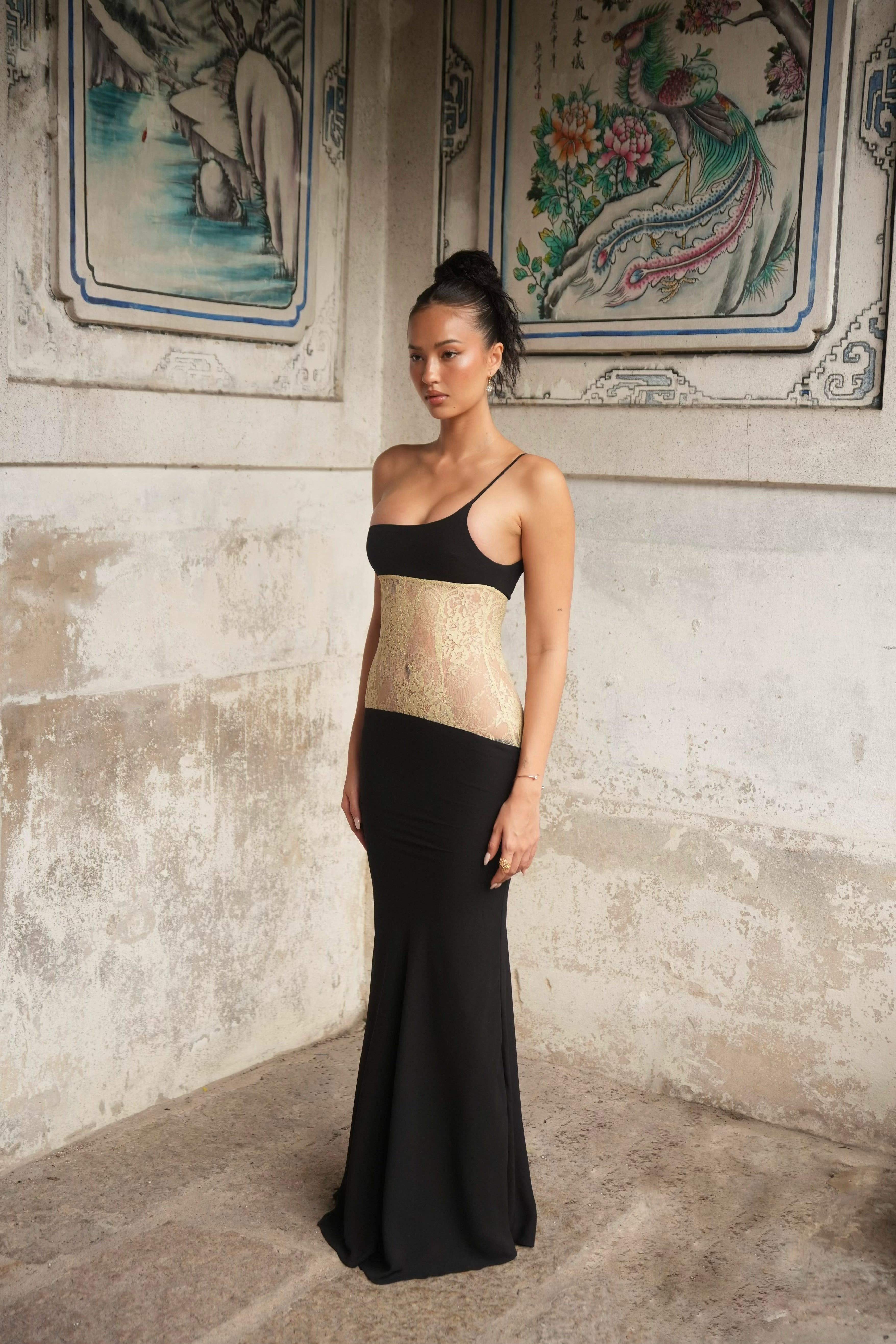 Anya Maxi Dress Black