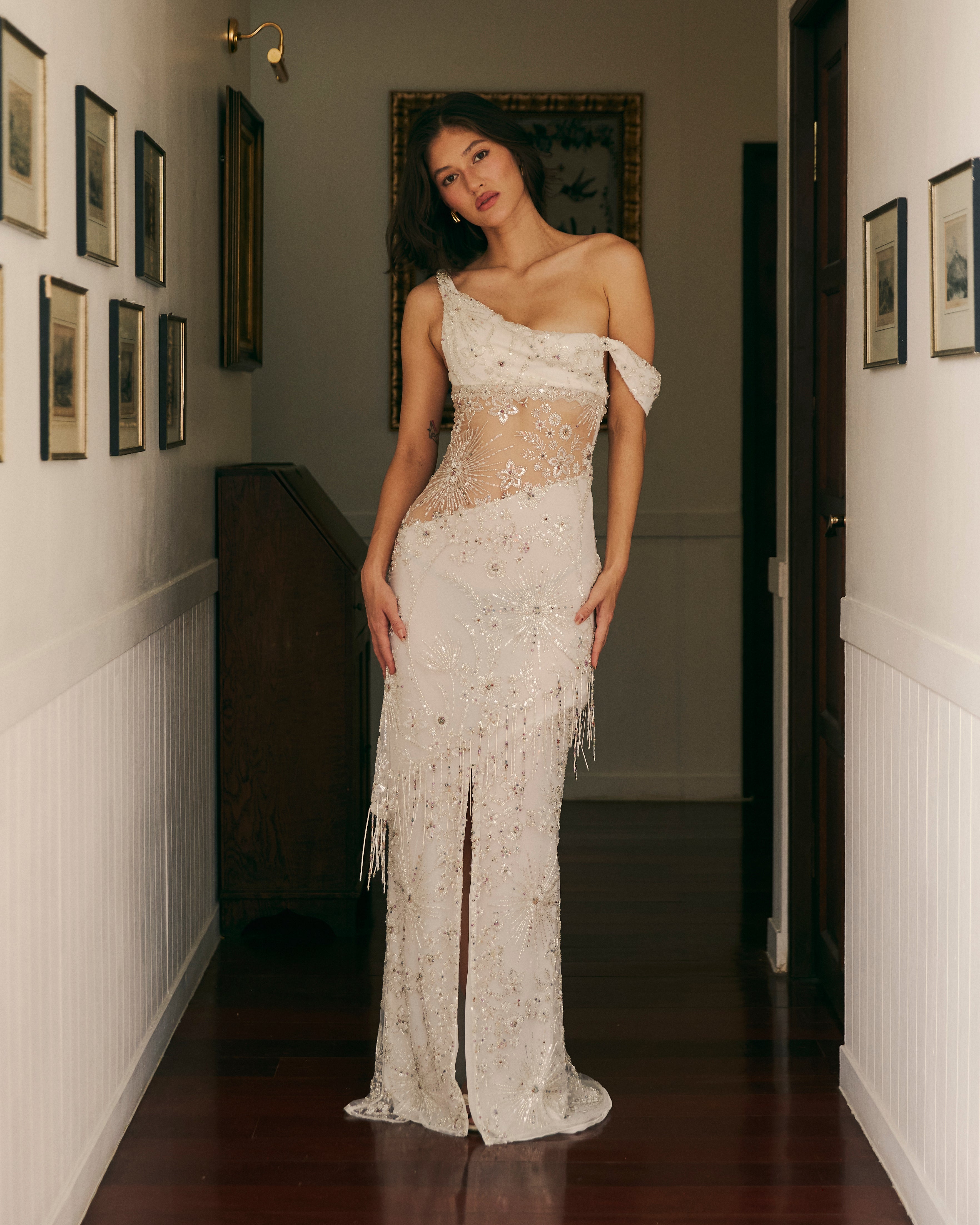 Amira Maxi Dress White