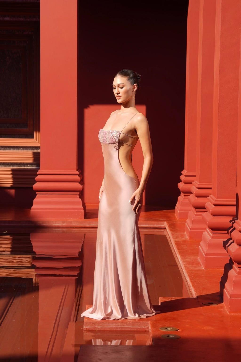 Panraya Maxi Dress Blush