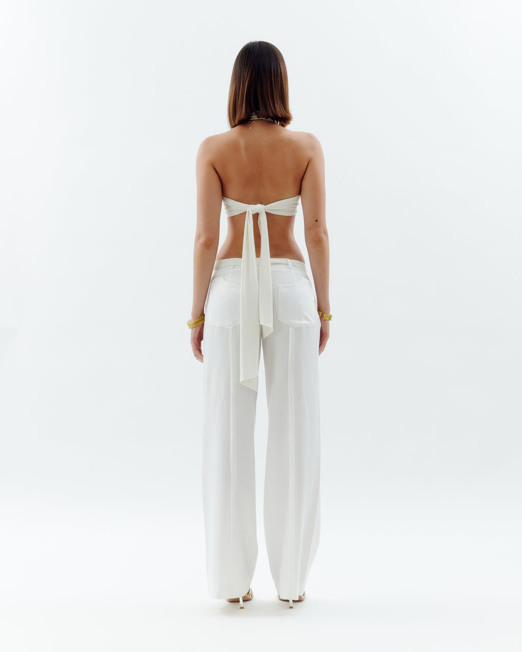 X Bandana Top - White