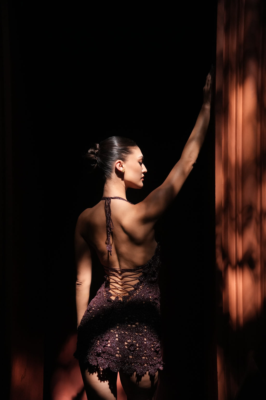 Lanta Crochet Mini Dress