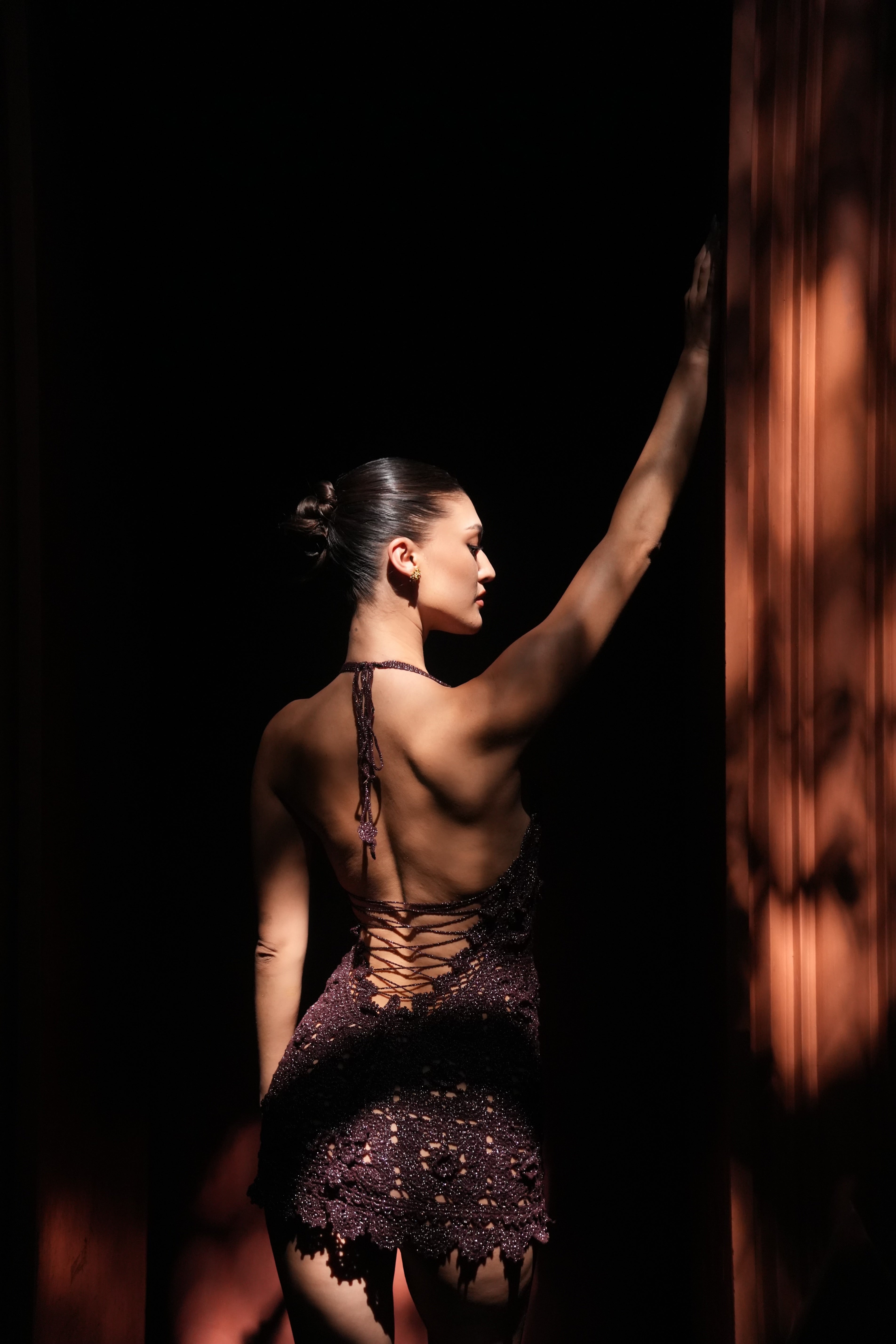 Lanta Crochet Mini Dress