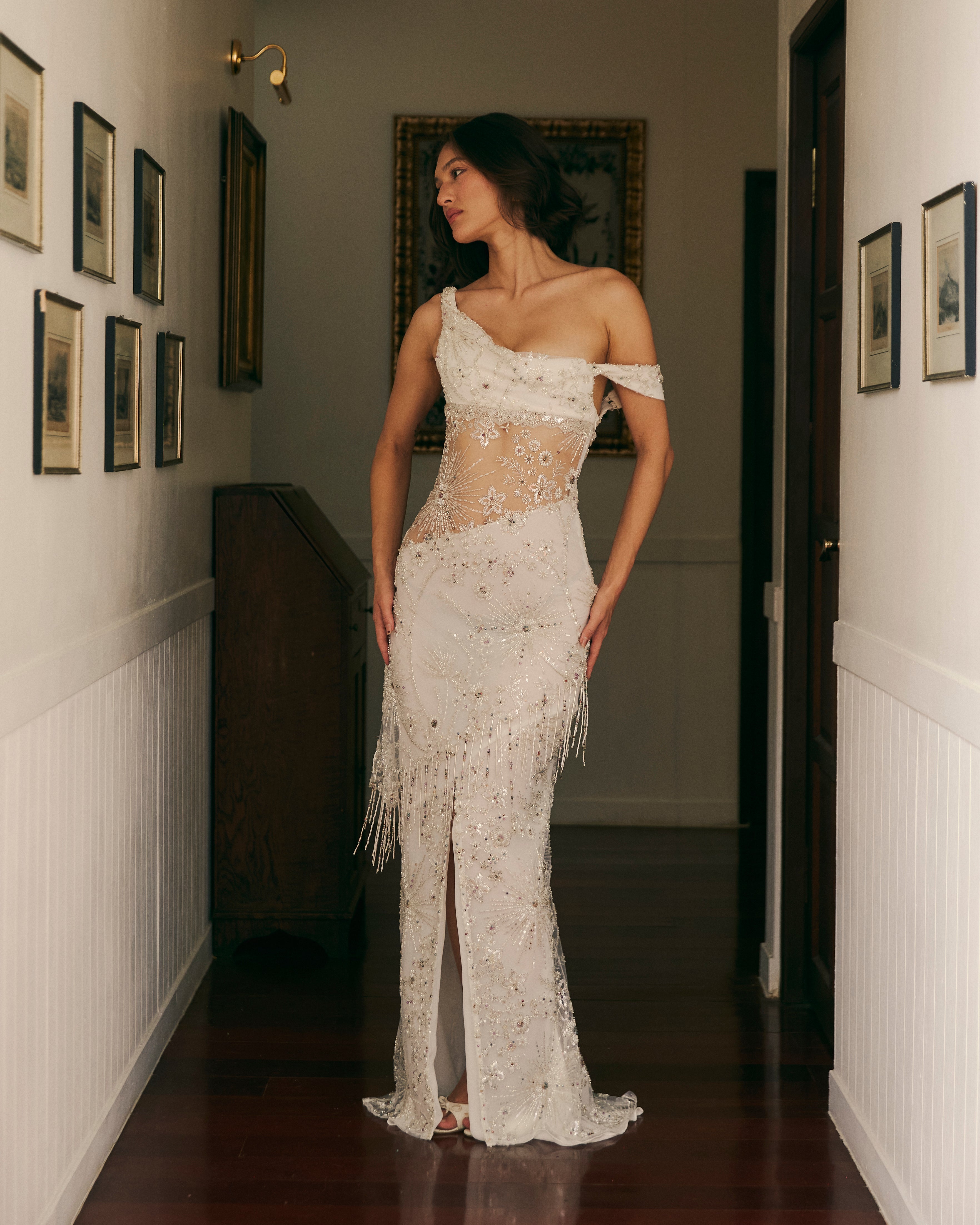 Amira Maxi Dress White