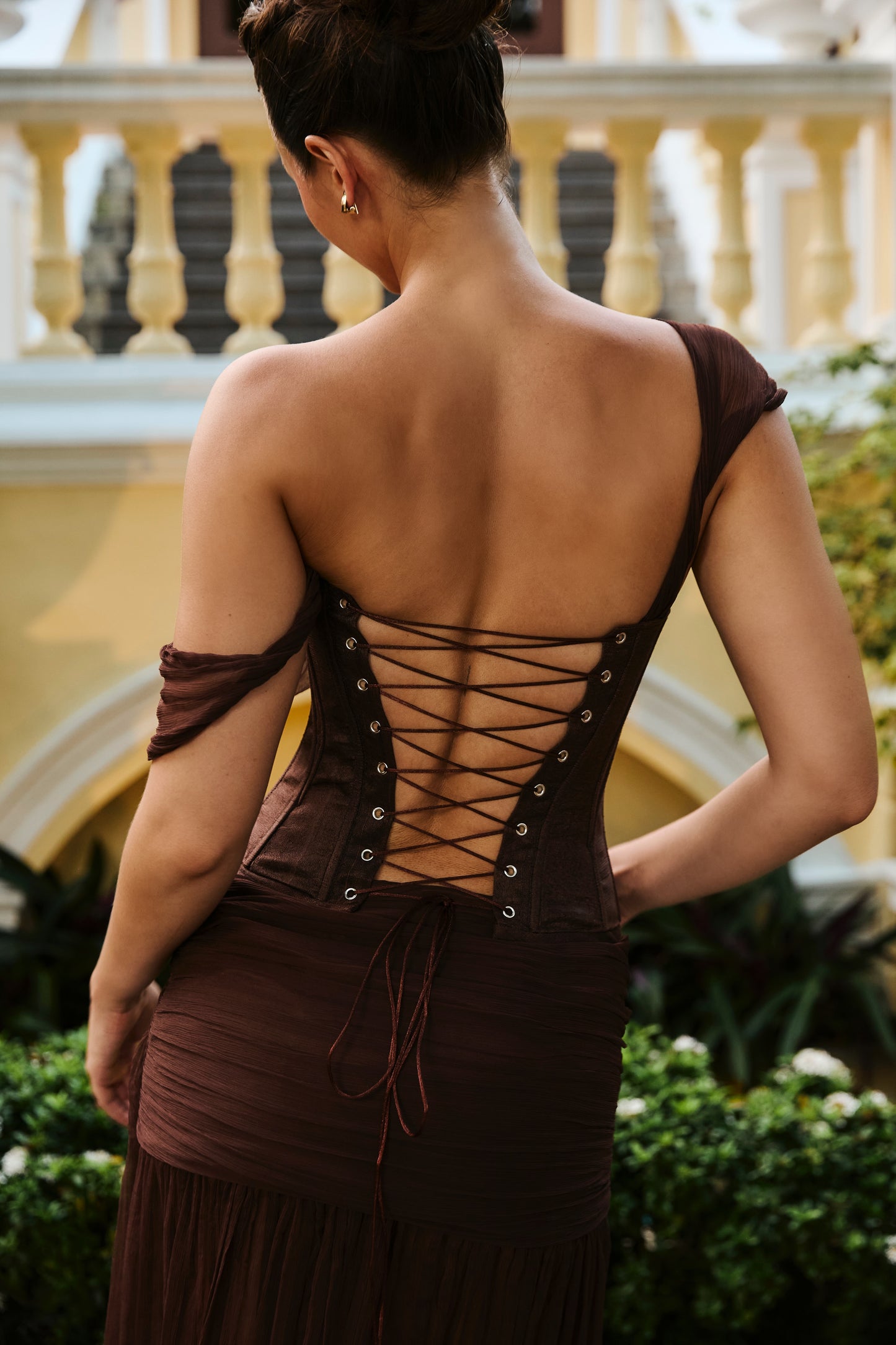 Saneha Corset Brown