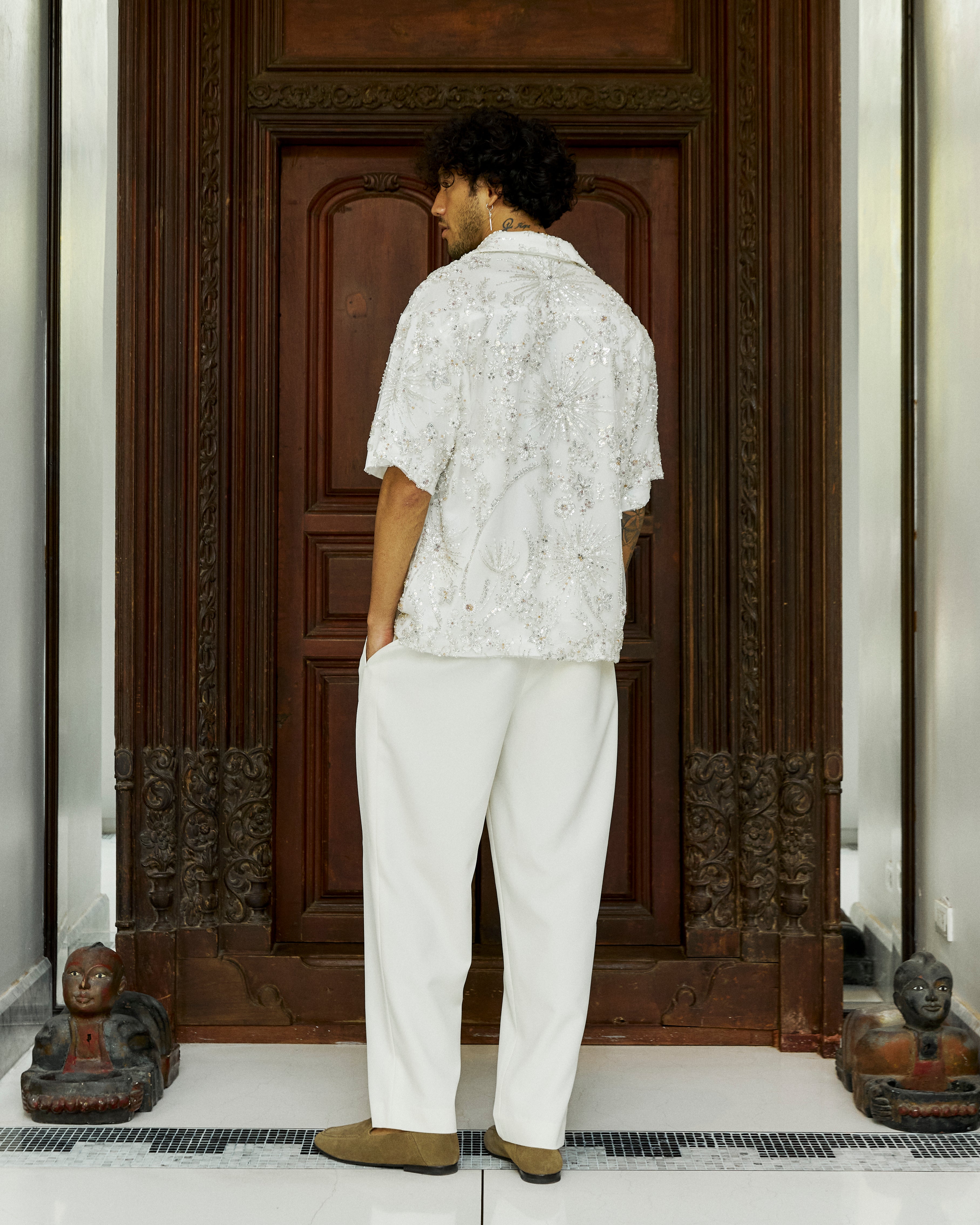 Chawi Tailored Trouser Ivory