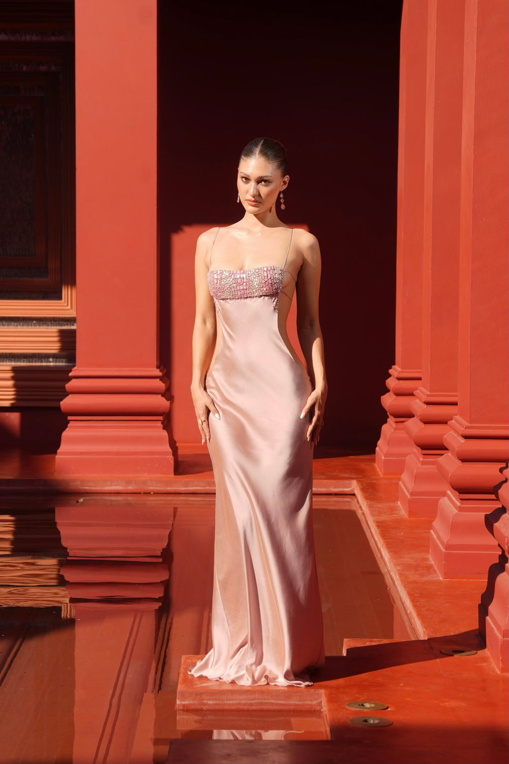 Panraya Maxi Dress Blush