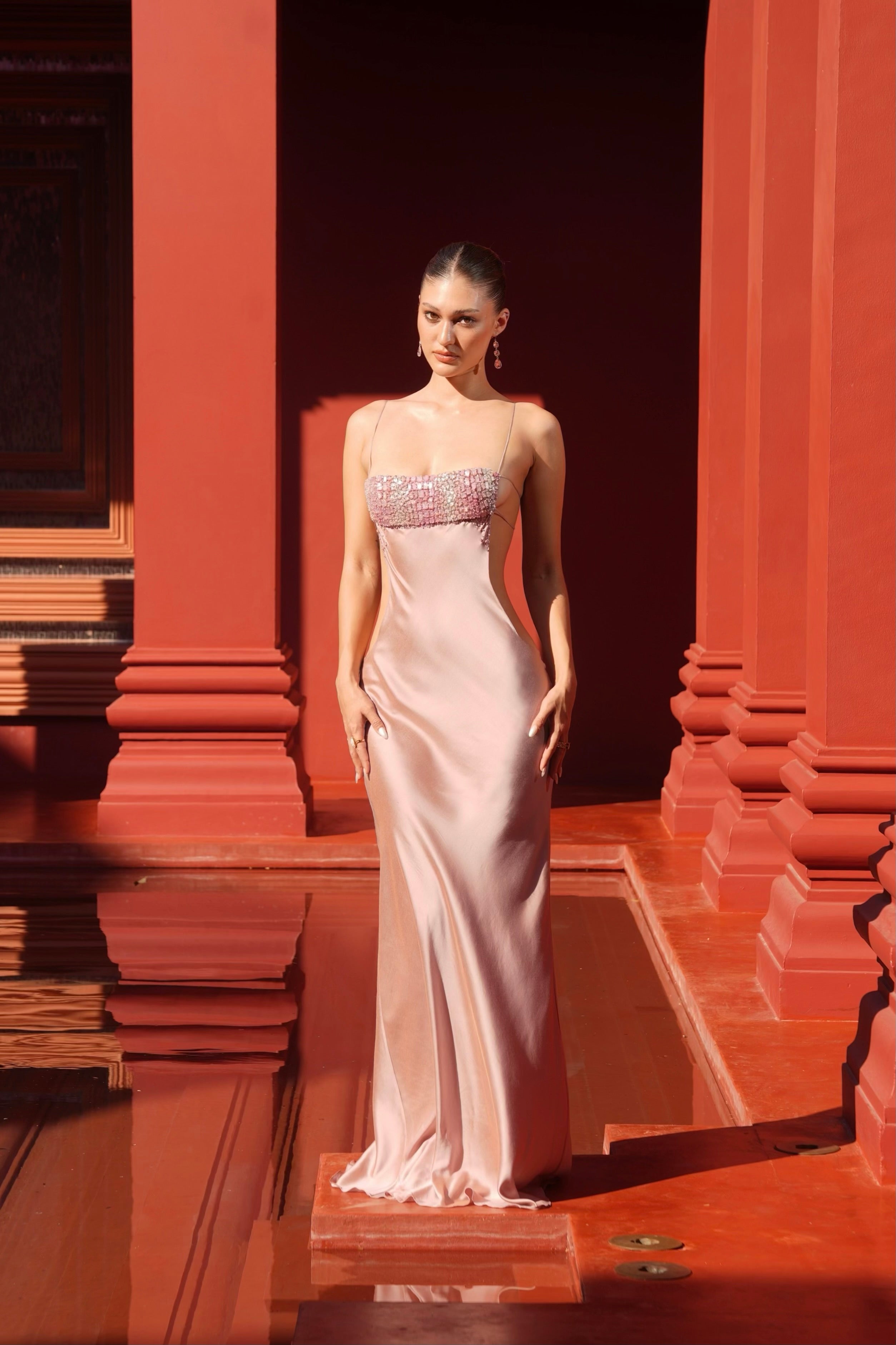 Panraya Maxi Dress Blush