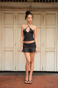 Nira Mini Skirt Black