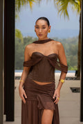 Saneha Corset Brown