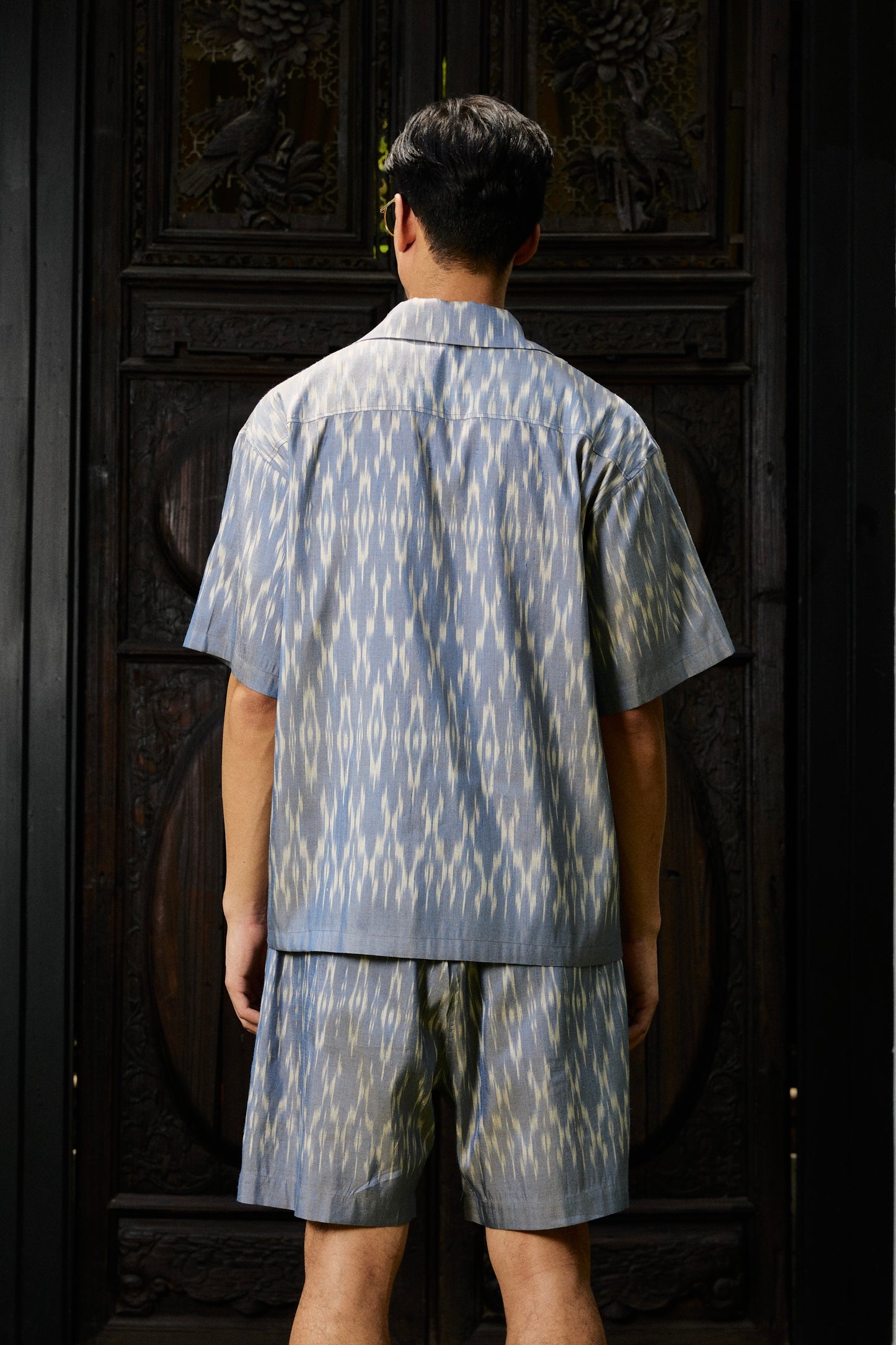 Apai Silk Shirt Azure