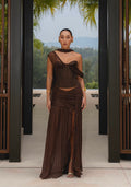 Sita Maxi Skirt Brown